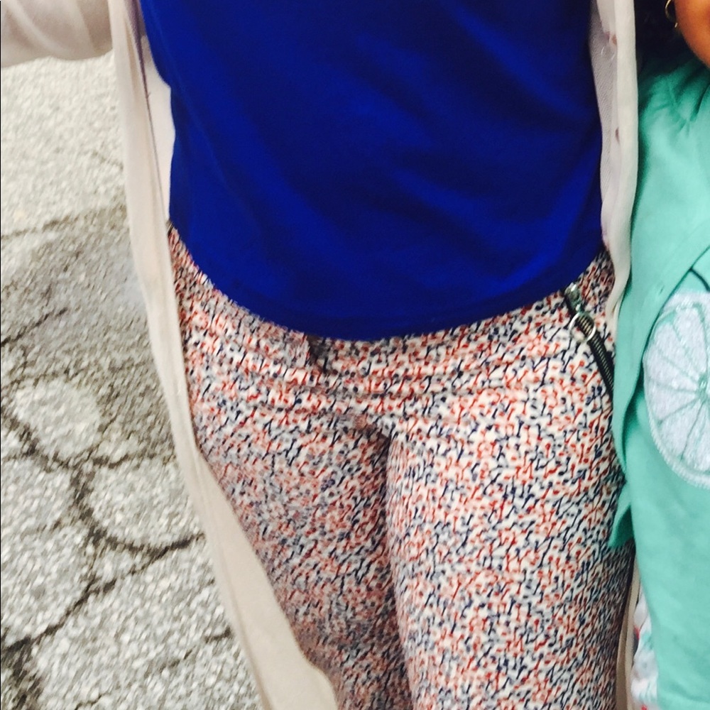 Printed high waisted